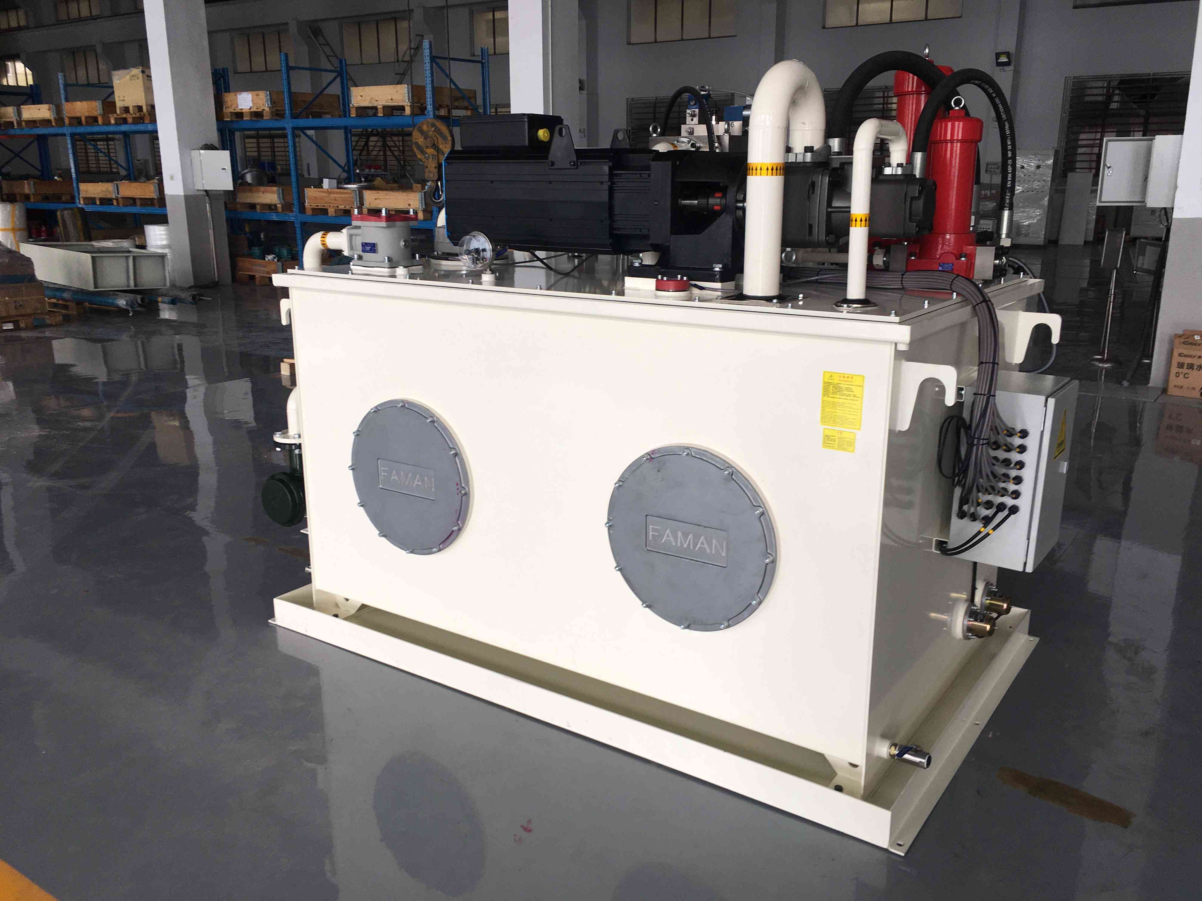 Large hydraulic system